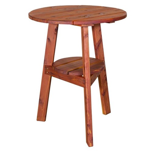 Balcony table amish red - -,
