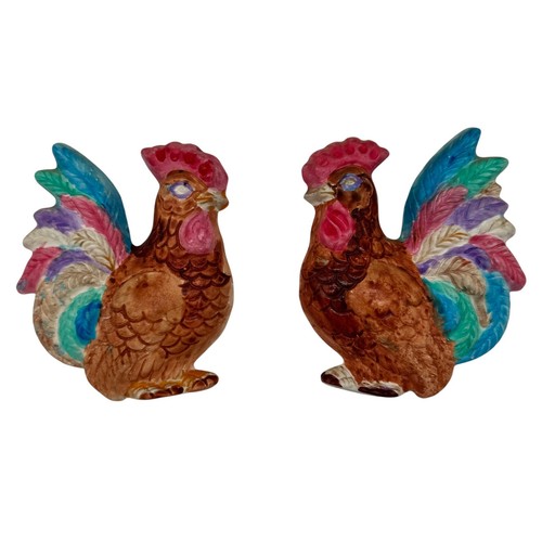 Vintage ceramic rooster - vintage, wall
