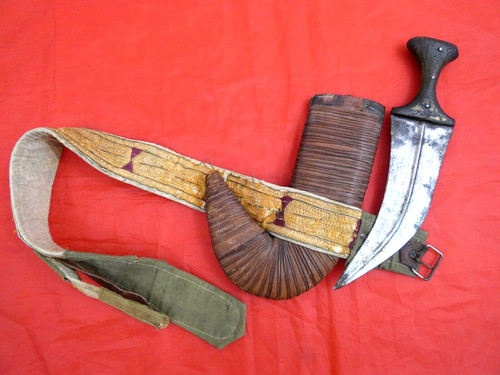 Antique islamic jambia dagger - islamic,