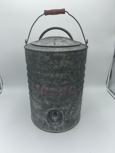 Vintage igloo galvanized - vintage,