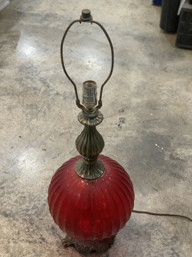Hedco glass lamp - hedco,