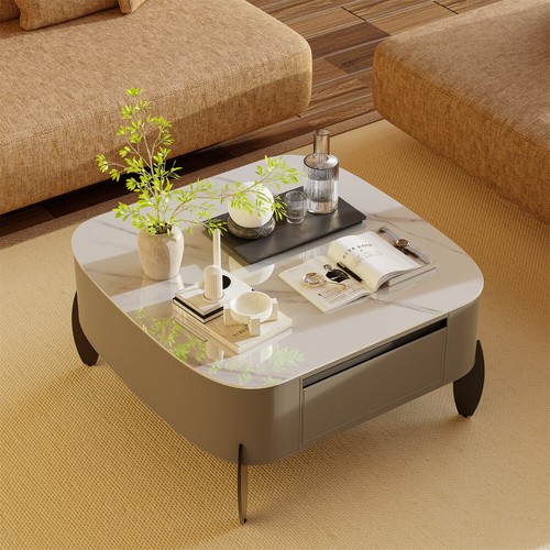 Gloss marble side - marble, table