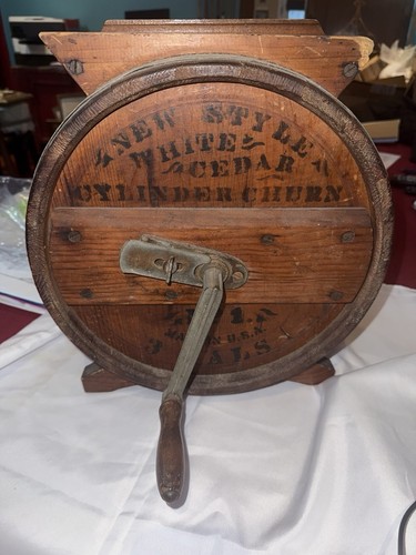 Antique wooden butter - wooden,