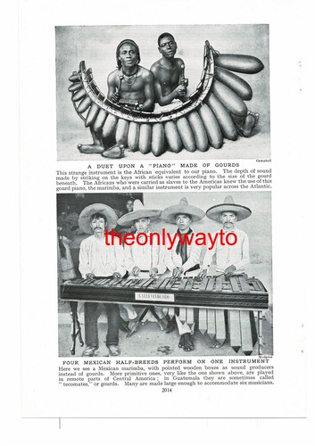 African gourd piano mexican - &,