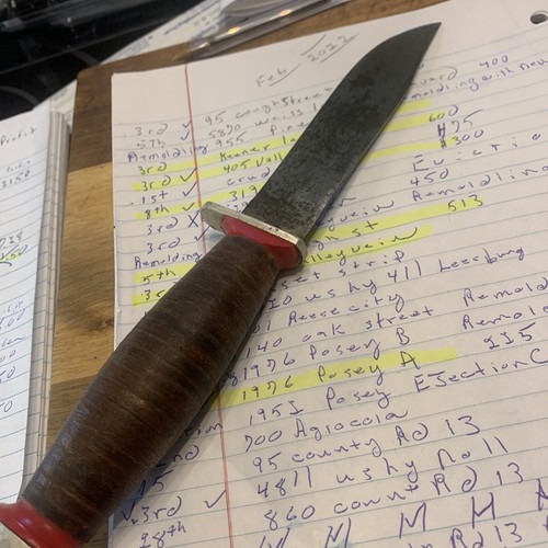 Schrade walden hunting knife - walden,