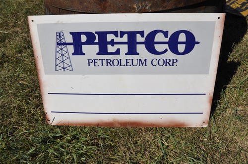 Vintage original metal petco - metal,
