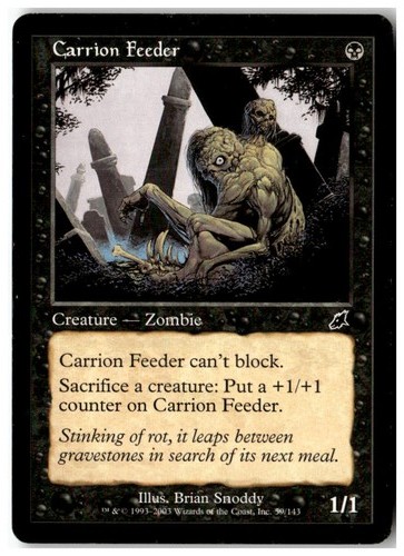 Mtg carrion feeder scourge - carrion,