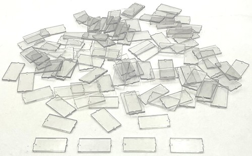 Lego 100 new trans clear - lego, glass