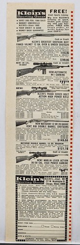1966 klein sporting goods - 1966,