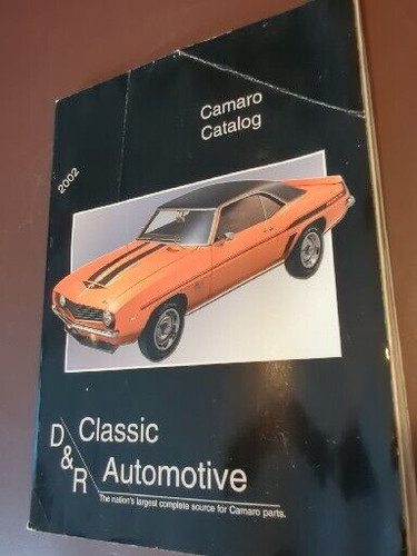 2002 camaro parts catalog - 2002,