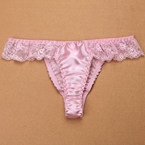 Girls 100 silk thongs - silk, bikinis