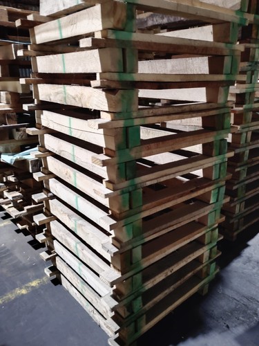 Stack wooden warehouse - stack, of