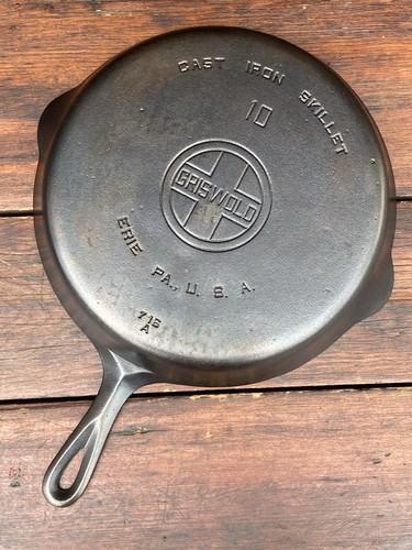 Griswold cast iron large - griswold, #10
