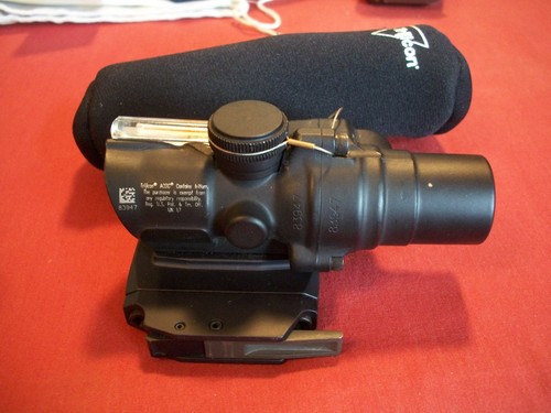 Trijicon red dot acog x - red,