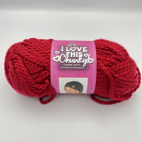Love this chunky - chunky, red