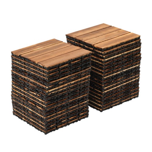 36pcs hardwood interlocking - hardwood,