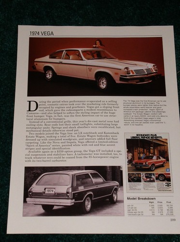 1974 chevy vega spec - 1974,