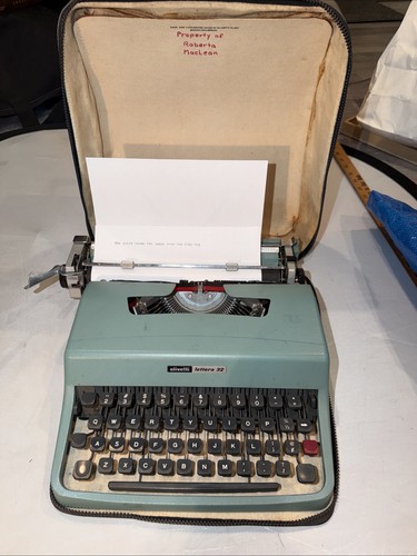 Olivetti lettera typewriter - olivetti,