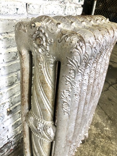 Cast iron hot water decorative