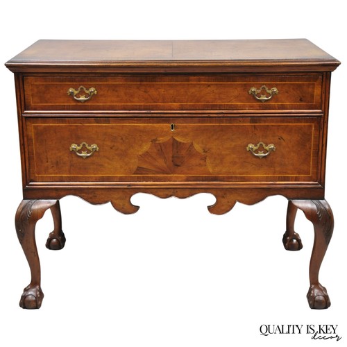 Antique english georgian burl - georgian,