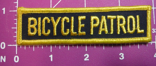 Police bicycle patrol - bicycle, rocker