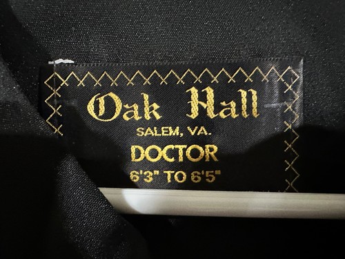 Oak hall doctoral - hall, gown