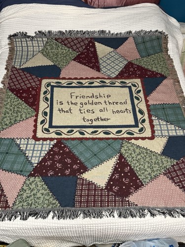 Patchwork friendship woven - patchwork,