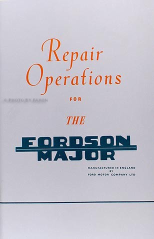 Fordson major tractor repair - tractor,