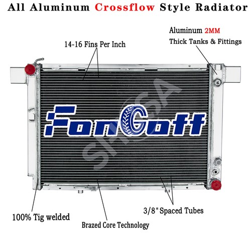 Row aluminum radiator for - 4,