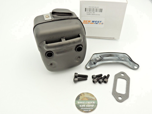 New west muffler - west, kit