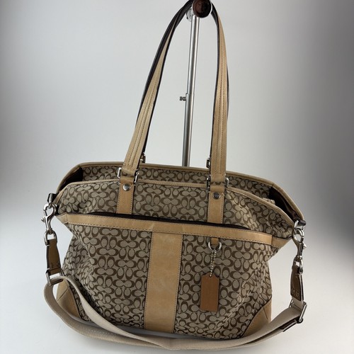 Coach khaki tan - khaki, canvas