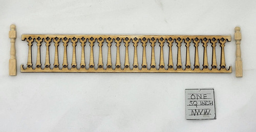 Half scale railing kit - scale,
