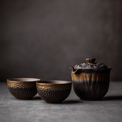 Portable ceramic gaiwan - ceramic,
