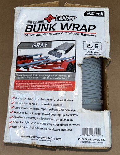 Boat trailer bunk - , wrap