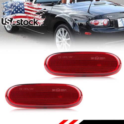 Red lens rear - lens, side