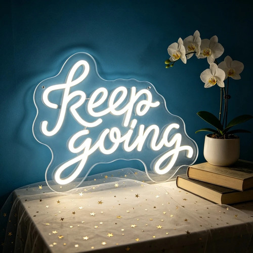 Keep going neon sign led - neon,