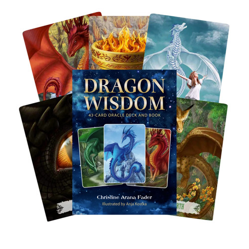Dragons wisdom oracle cards - dragons,