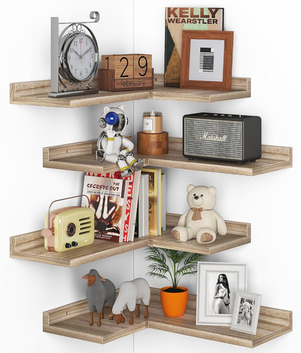 Tier floating corner - 4, shelves