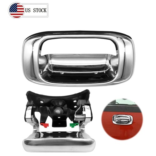 Chrome rear tailgate - chrome, handle
