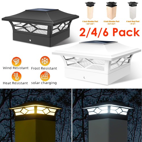 6pcs solar post deck - solar, cap