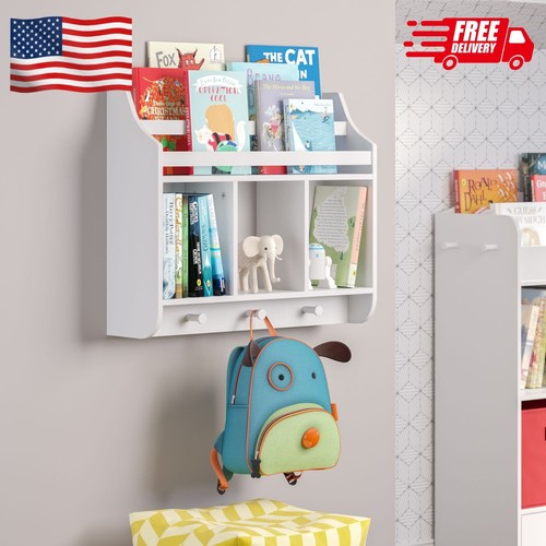 Wall mounted bookshelf and toy - wall,