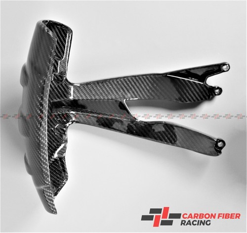 Carbon fiber rear splash guard - fiber,