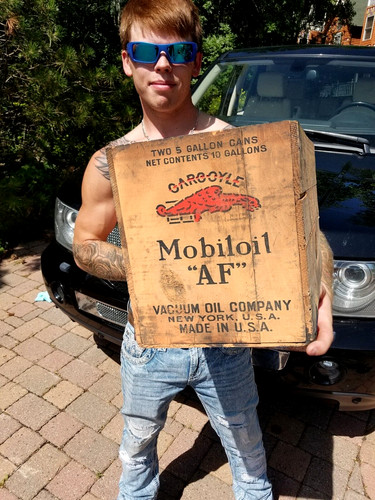 Vintage rare mobil oil - mobil, af