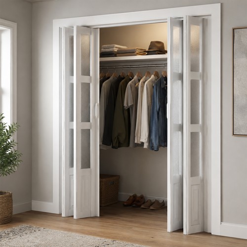 New pvc accordion door with - accordion,