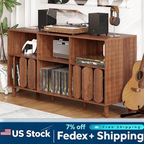 Media console record player - media,