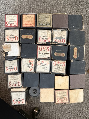 Vintage qrs player - vintage, piano