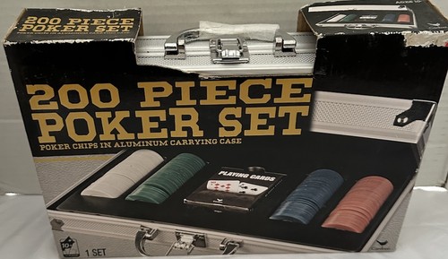 200 chip poker set aluminum - 200,