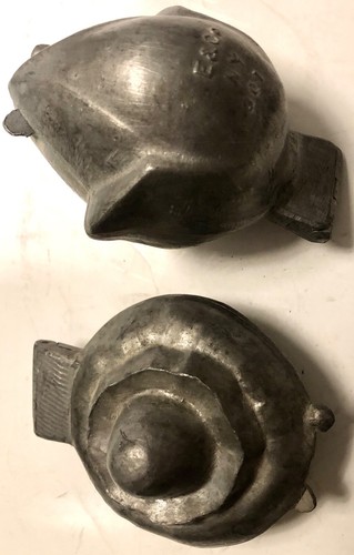 Vintage pewter ice - ice, cream