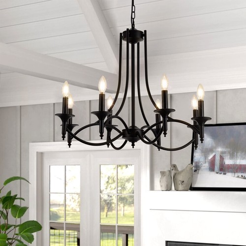 Industrial candle chandelier - candle,