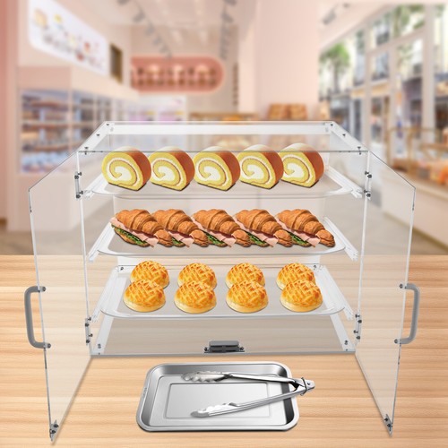 Acrylic bakery display case - bakery,